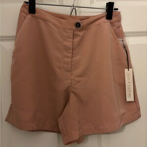 NWT pastel pink flowy shorts